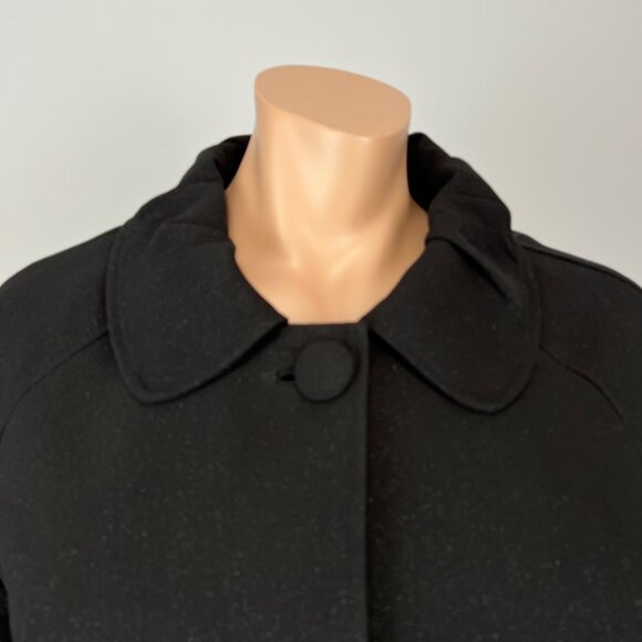 Dialogue Womens Plus Black Swing Jacket Glittery Button Front Pockeys size 2X - Picture 2 of 14